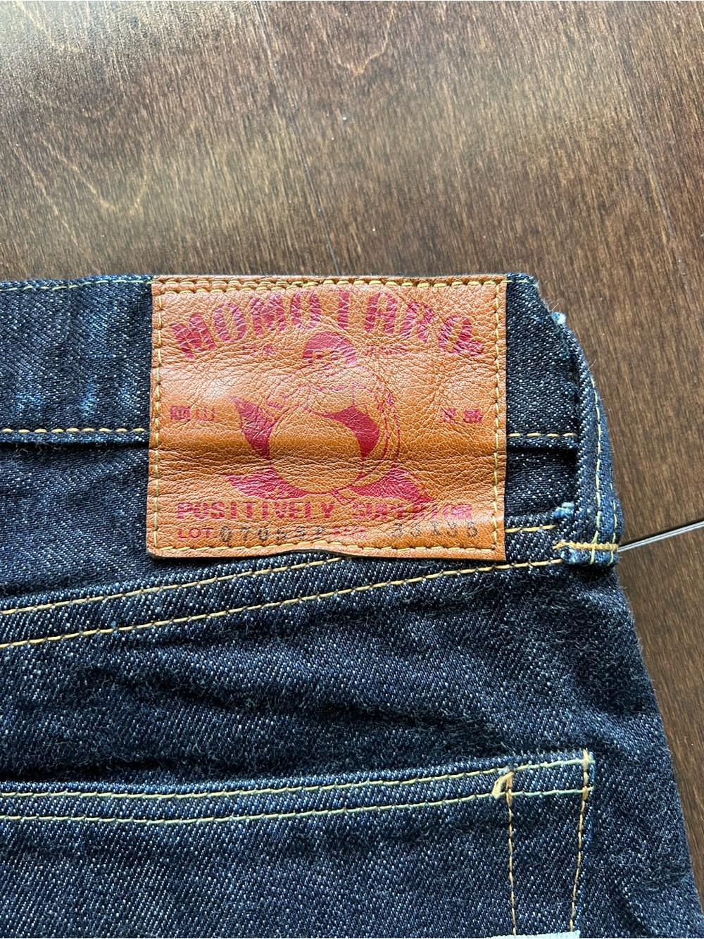 Momotaro Lot 0705SP Japanese Selvedge Raw Denim Indigo Straight Leg Jeans - Picture 10 of 15